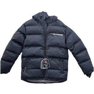 Super triple  Goose Black Puffer Jacket sz M new with tags Canadian